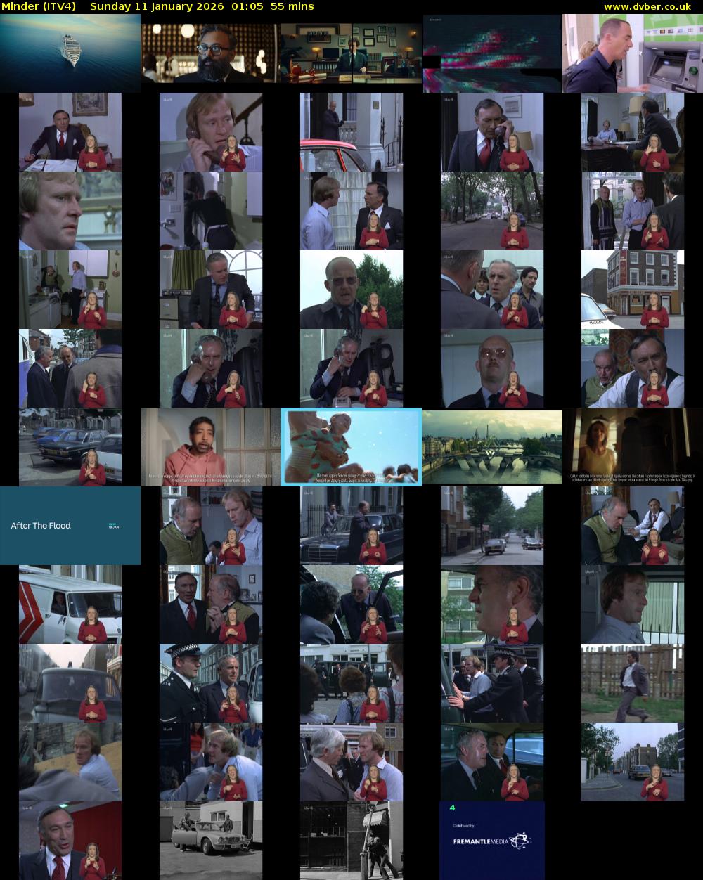 Minder (ITV4) Sunday 11 January 2026 01:05 - 02:00