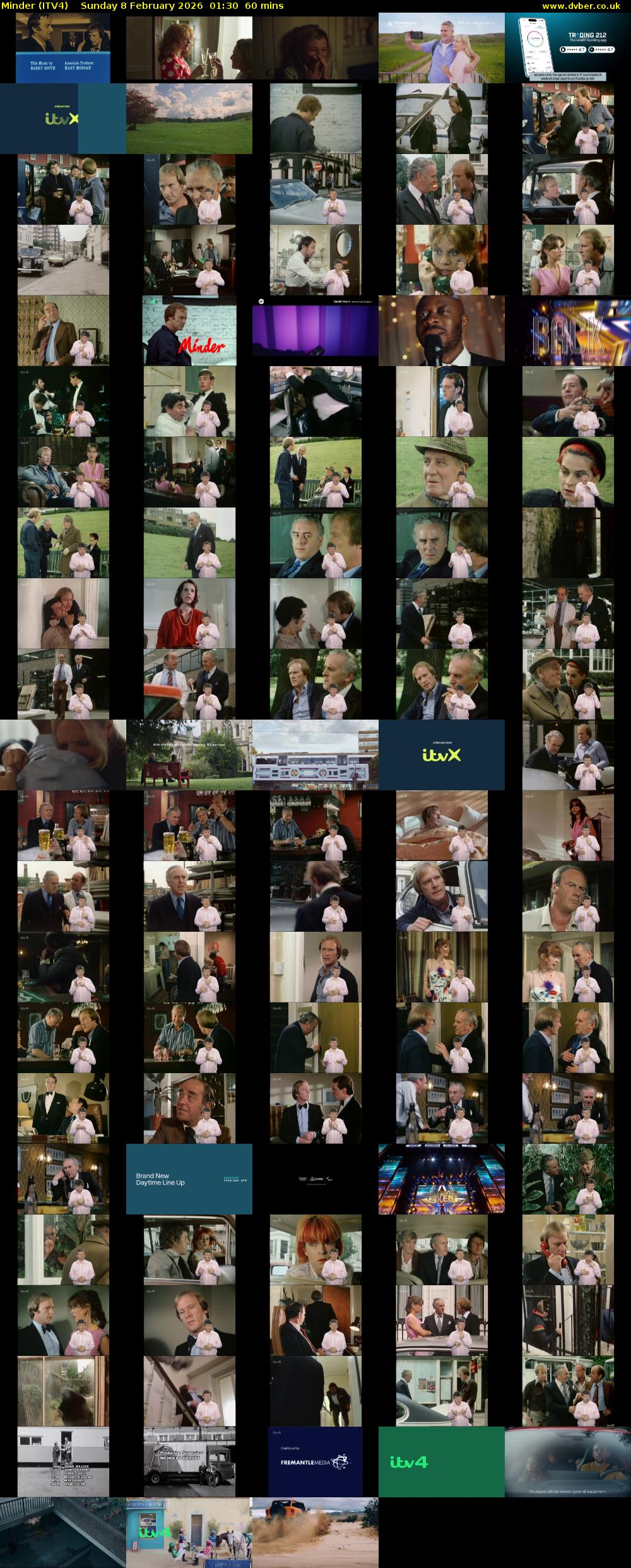 Minder (ITV4) Sunday 8 February 2026 01:30 - 02:30