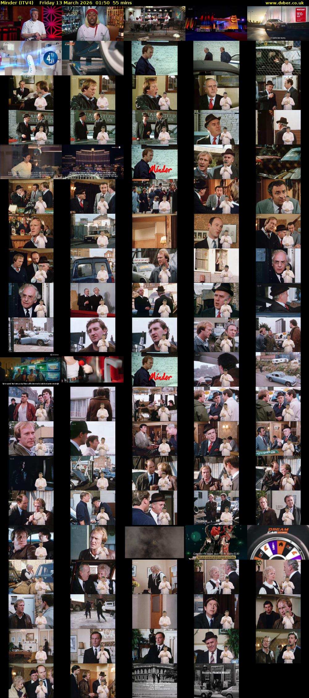 Minder (ITV4) Friday 13 March 2026 01:50 - 02:45