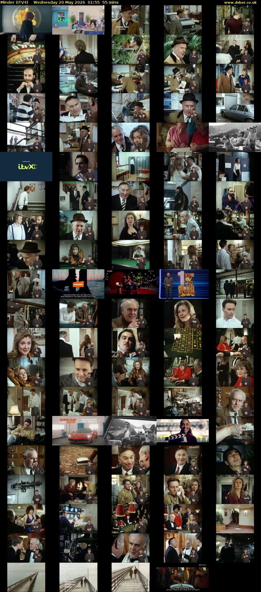 Minder (ITV4) Wednesday 20 May 2026 01:55 - 02:50