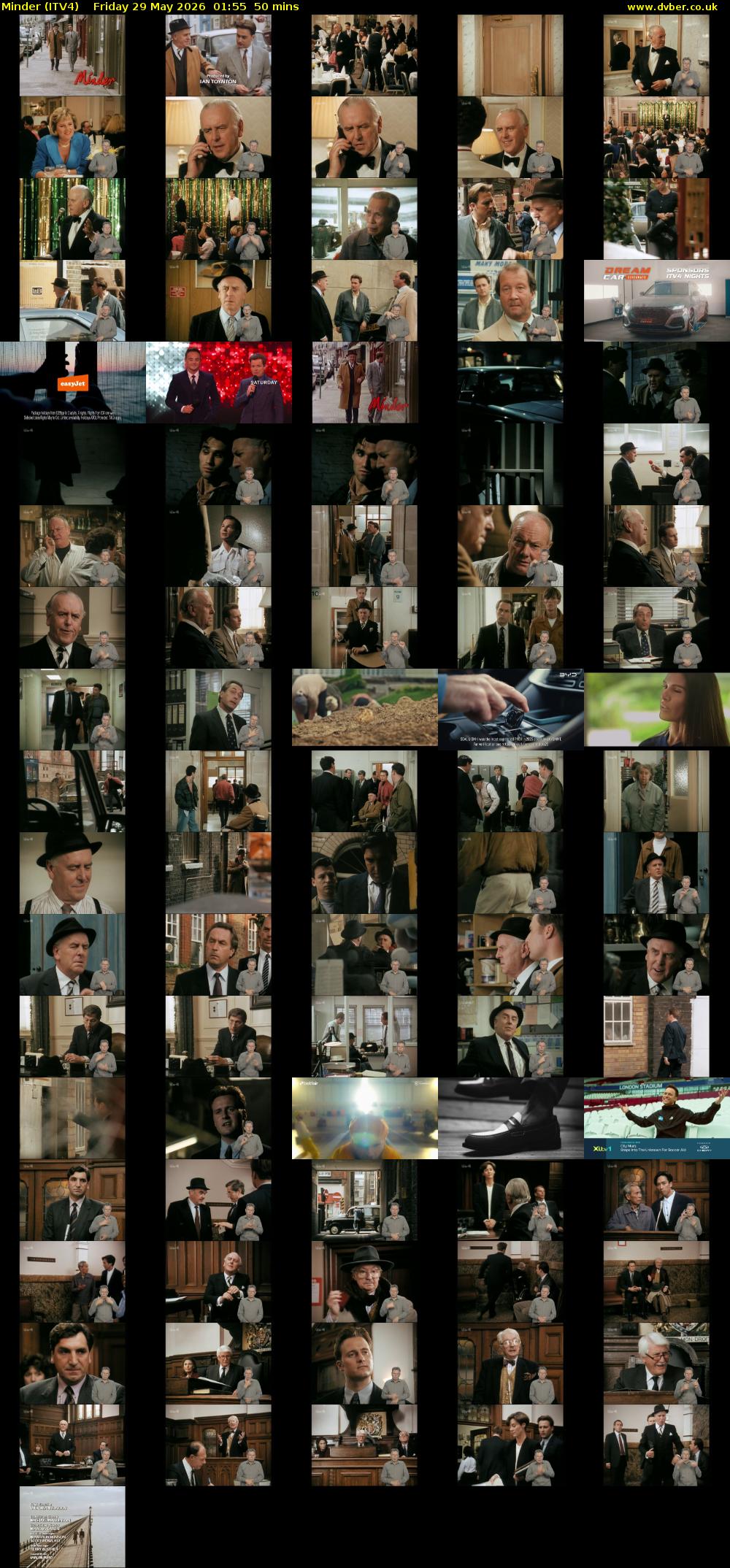 Minder (ITV4) Friday 29 May 2026 01:55 - 02:45