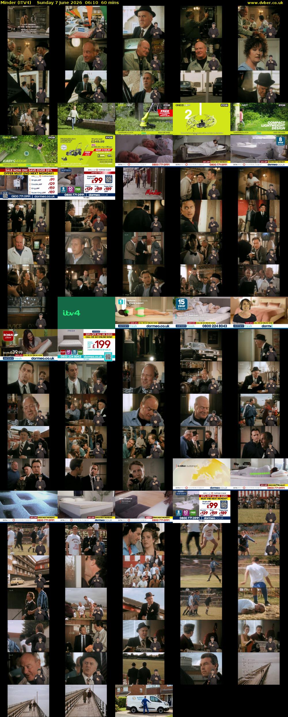 Minder (ITV4) Sunday 7 June 2026 06:10 - 07:10