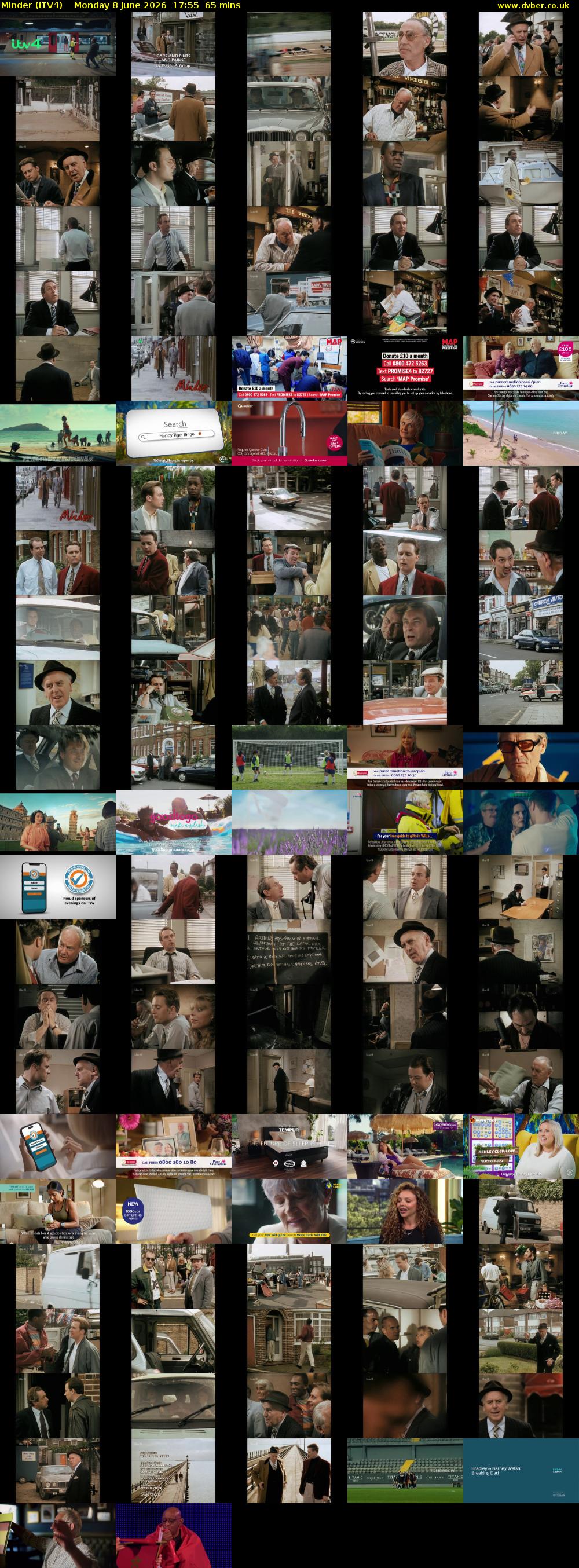 Minder (ITV4) Monday 8 June 2026 17:55 - 19:00