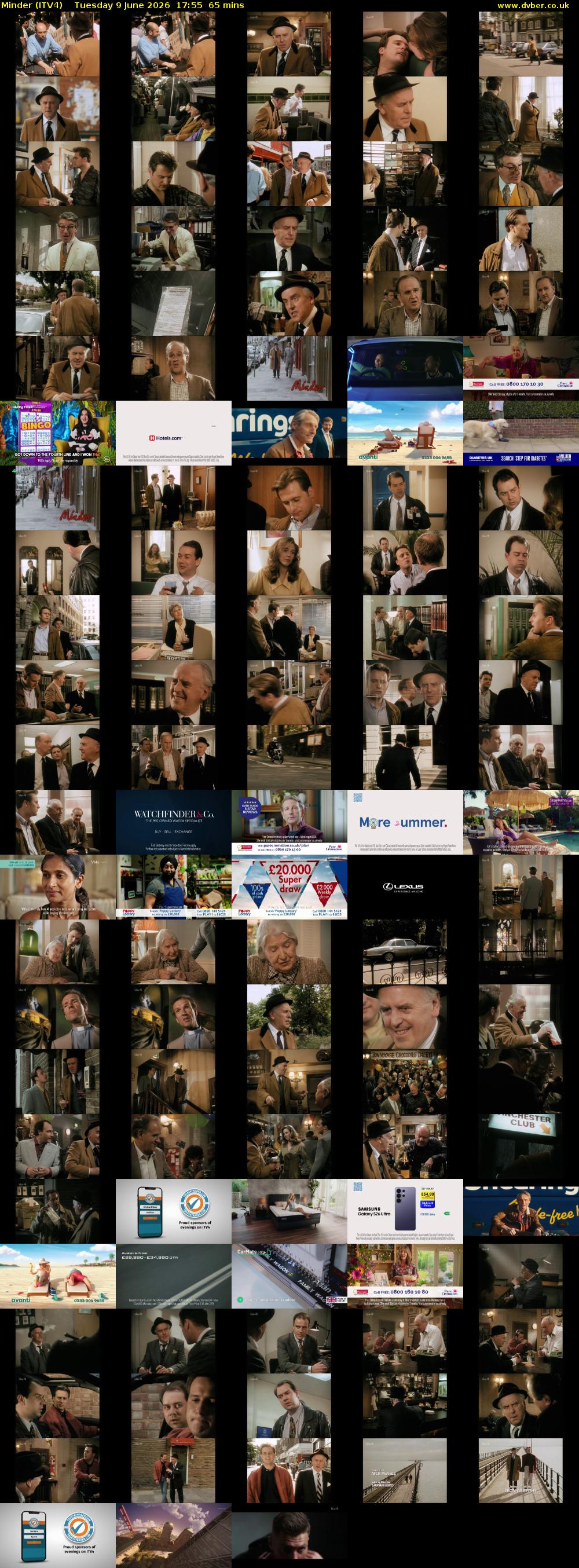 Minder (ITV4) Tuesday 9 June 2026 17:55 - 19:00