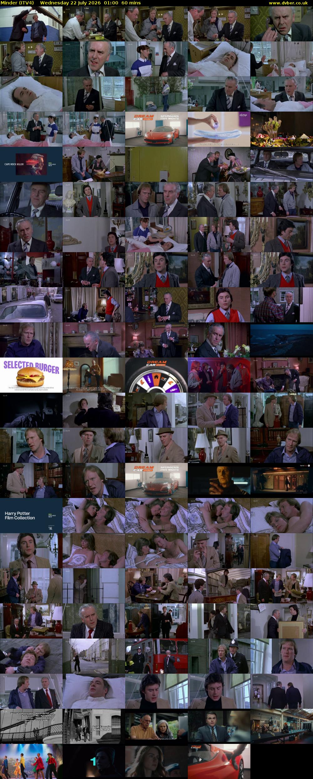 Minder (ITV4) Wednesday 22 July 2026 01:00 - 02:00
