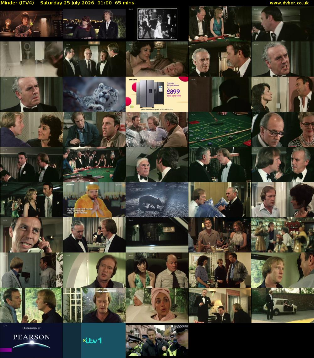 Minder (ITV4) Saturday 25 July 2026 01:00 - 02:05
