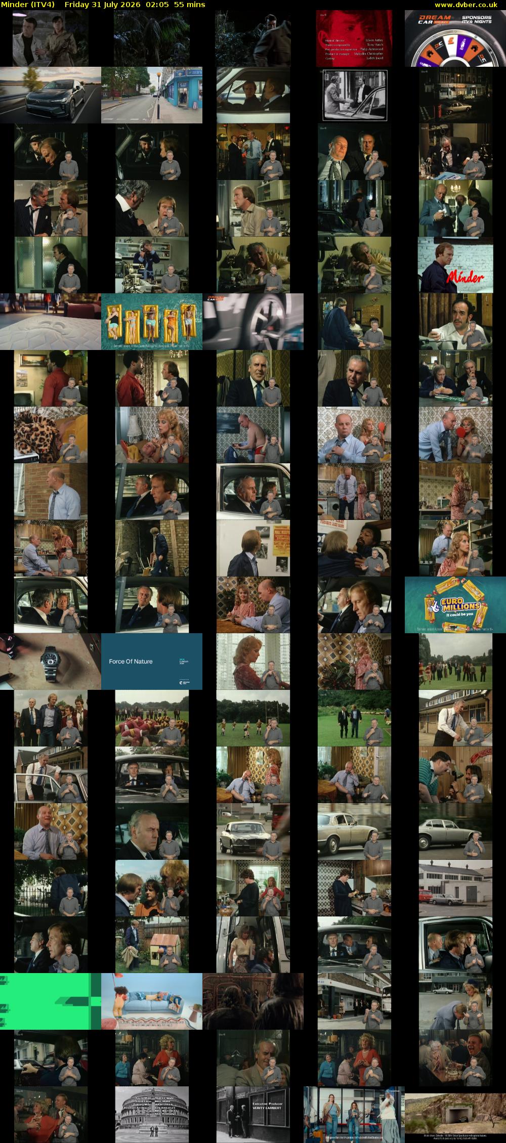 Minder (ITV4) Friday 31 July 2026 02:05 - 03:00