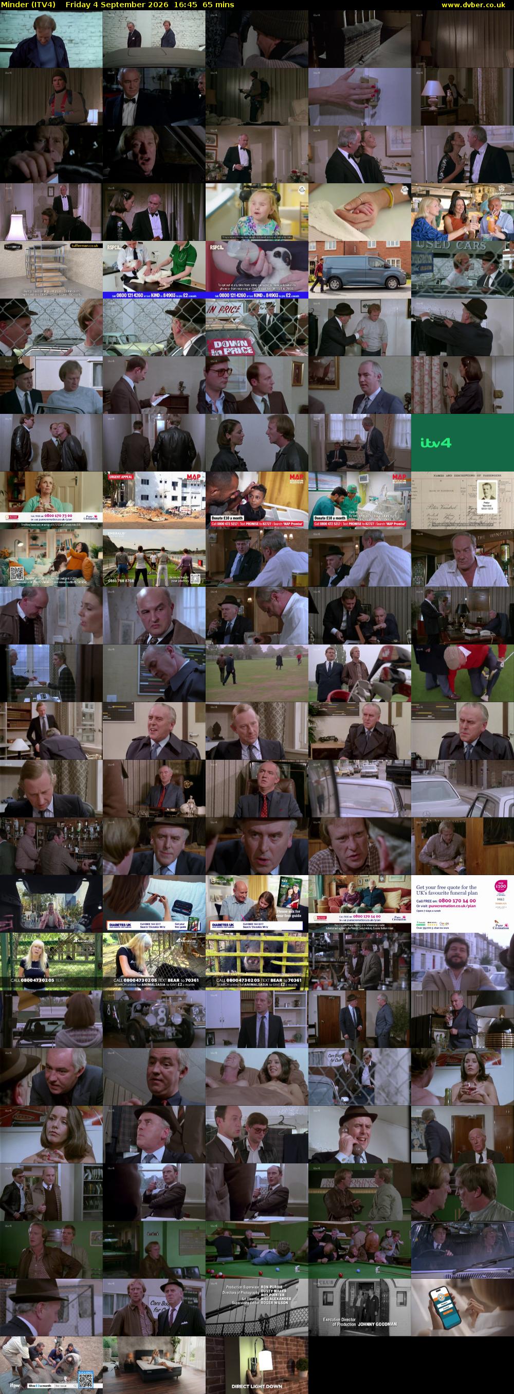 Minder (ITV4) Friday 4 September 2026 16:45 - 17:50