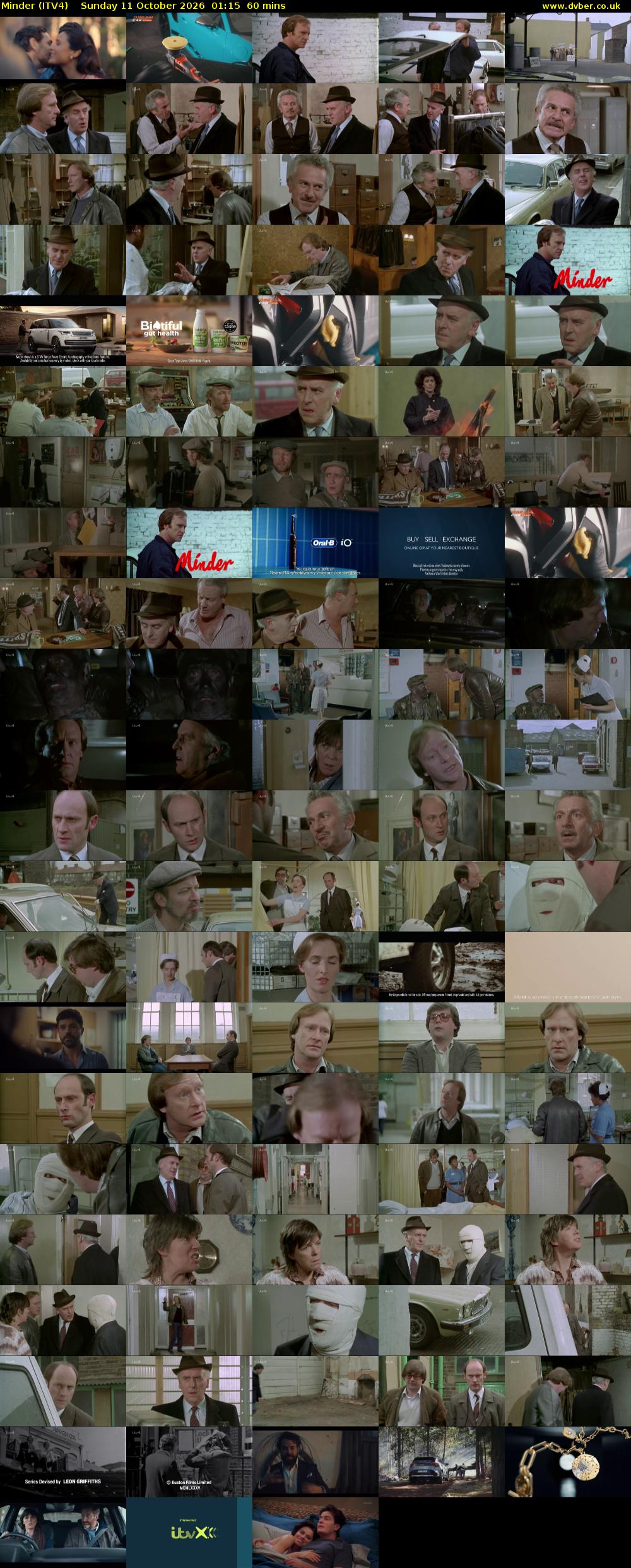 Minder (ITV4) Sunday 11 October 2026 01:15 - 02:15