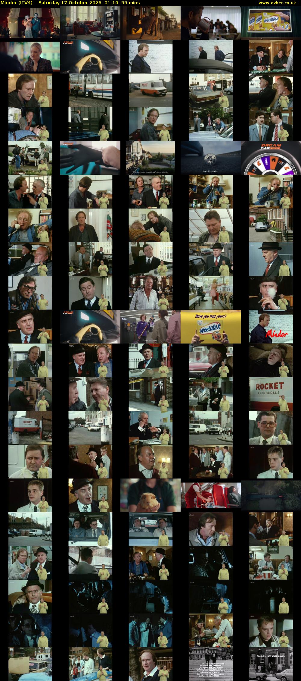 Minder (ITV4) Saturday 17 October 2026 01:10 - 02:05