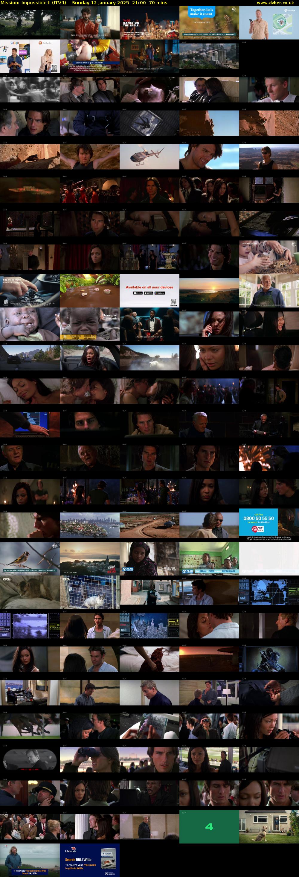 Mission: Impossible II (ITV4) Sunday 12 January 2025 21:00 - 22:10