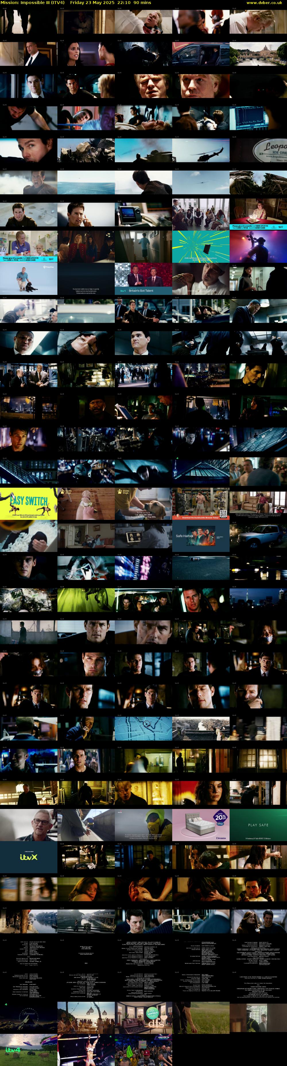Mission: Impossible III (ITV4) Friday 23 May 2025 22:10 - 23:40