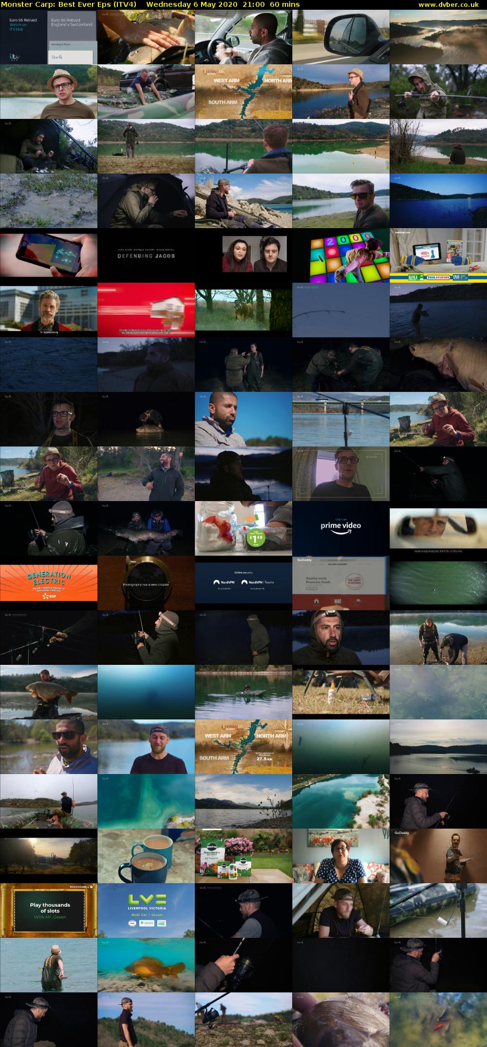 Monster Carp: Best Ever Eps (ITV4) Wednesday 6 May 2020 21:00 - 22:00