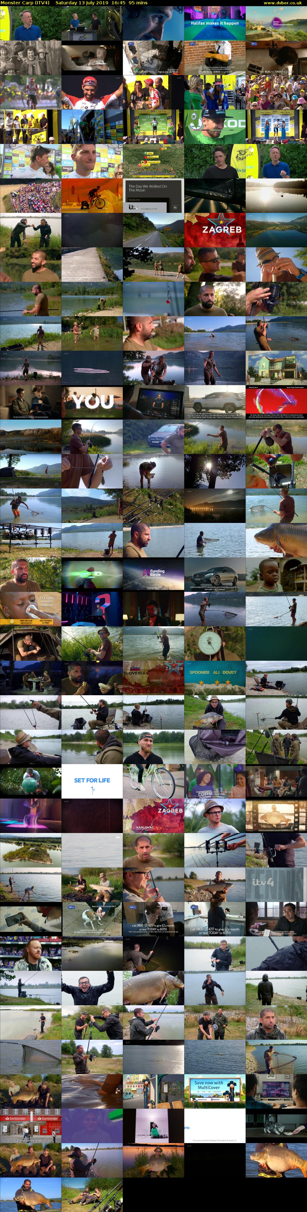 Monster Carp (ITV4) Saturday 13 July 2019 16:45 - 18:20