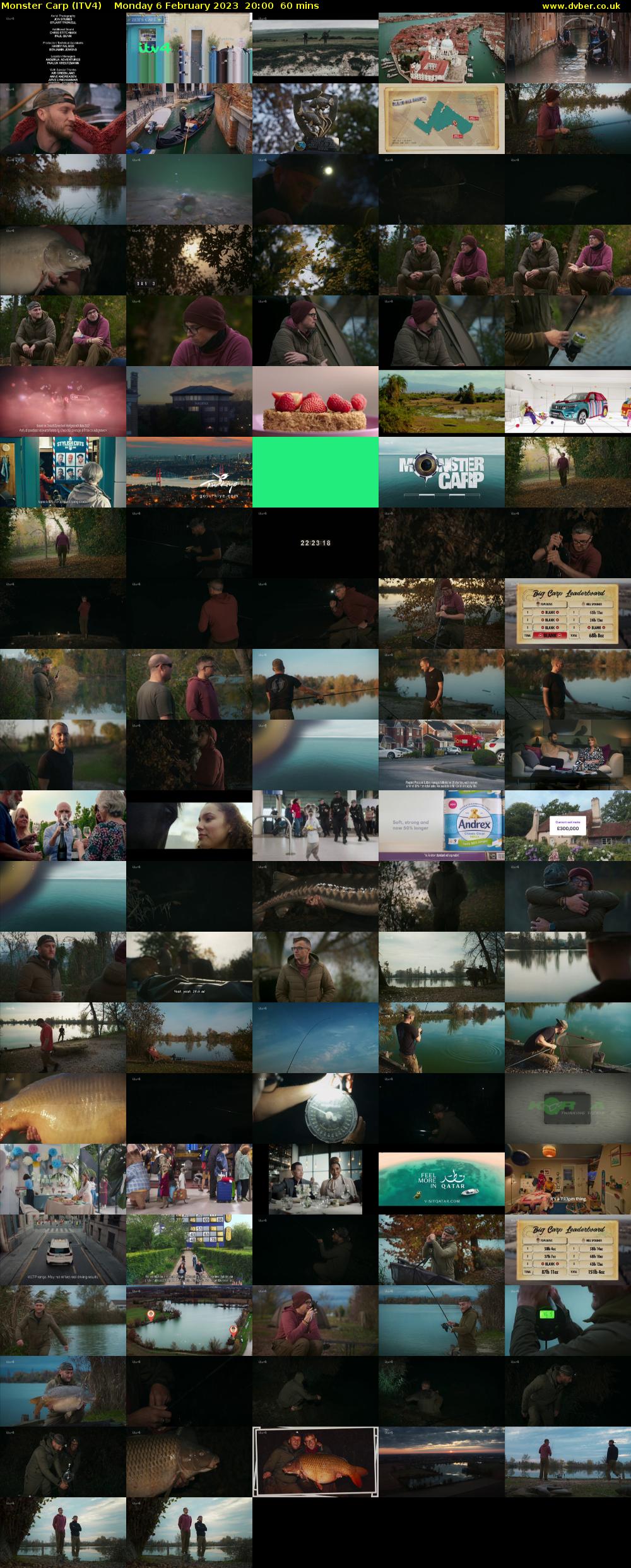 Monster Carp (ITV4) Monday 6 February 2023 20:00 - 21:00