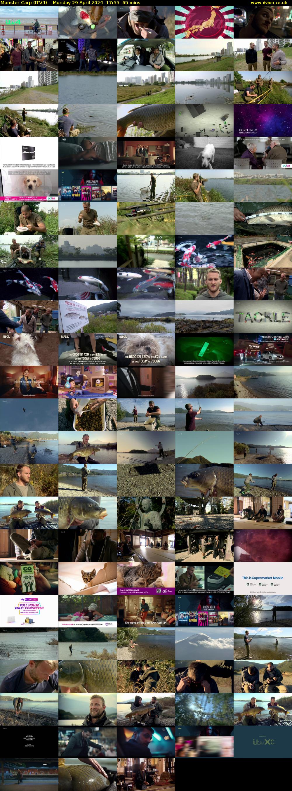 Monster Carp (ITV4) Monday 29 April 2024 17:55 - 19:00