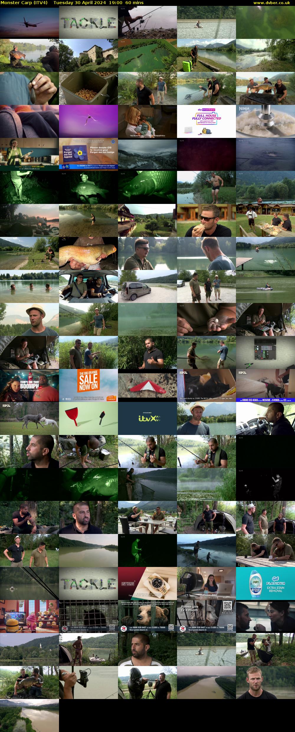 Monster Carp (ITV4) Tuesday 30 April 2024 19:00 - 20:00