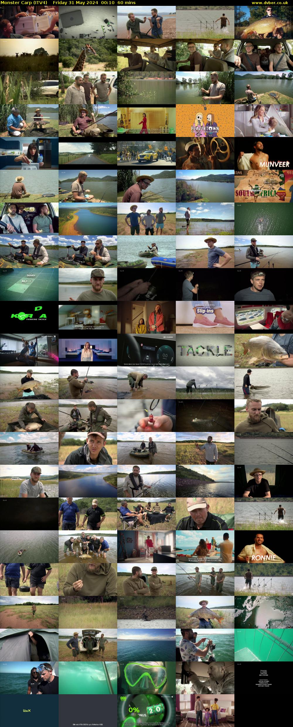 Monster Carp (ITV4) Friday 31 May 2024 00:10 - 01:10