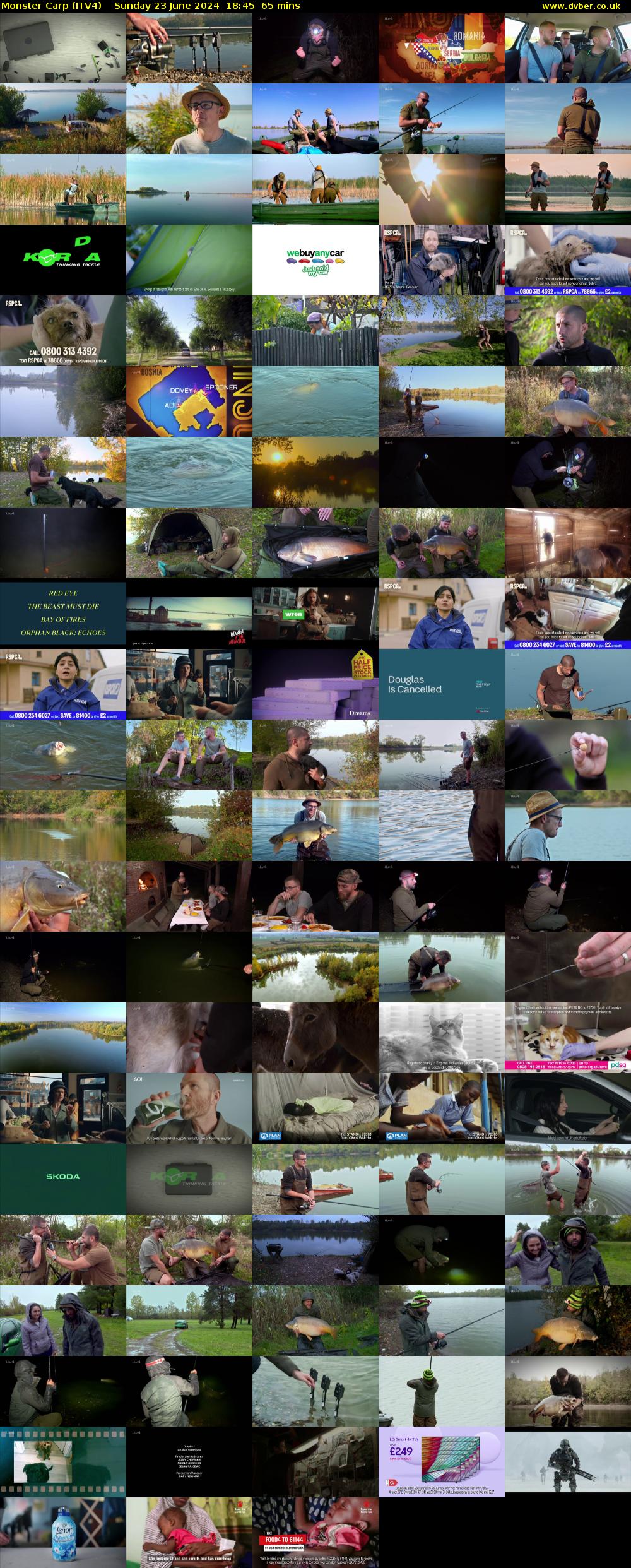 Monster Carp (ITV4) Sunday 23 June 2024 18:45 - 19:50