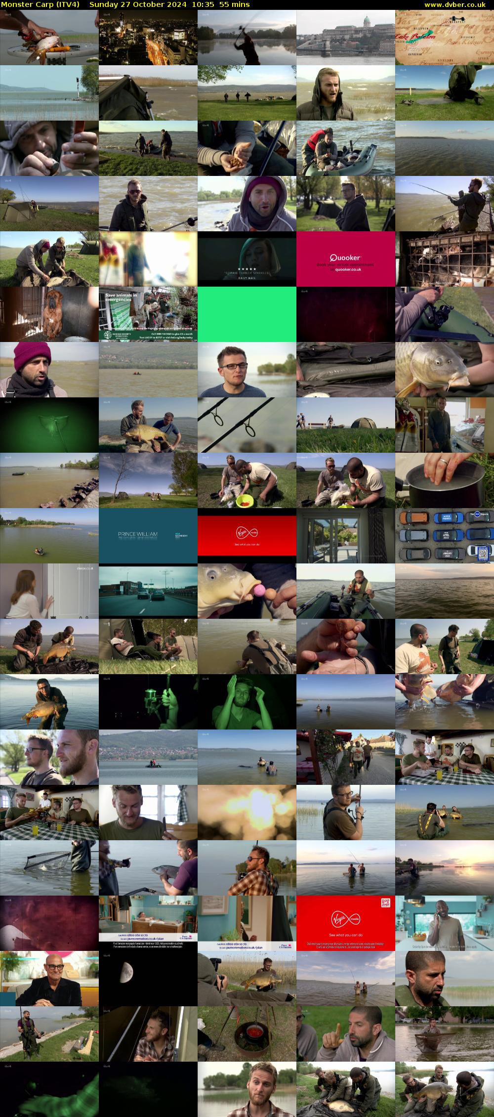 Monster Carp (ITV4) Sunday 27 October 2024 10:35 - 11:30