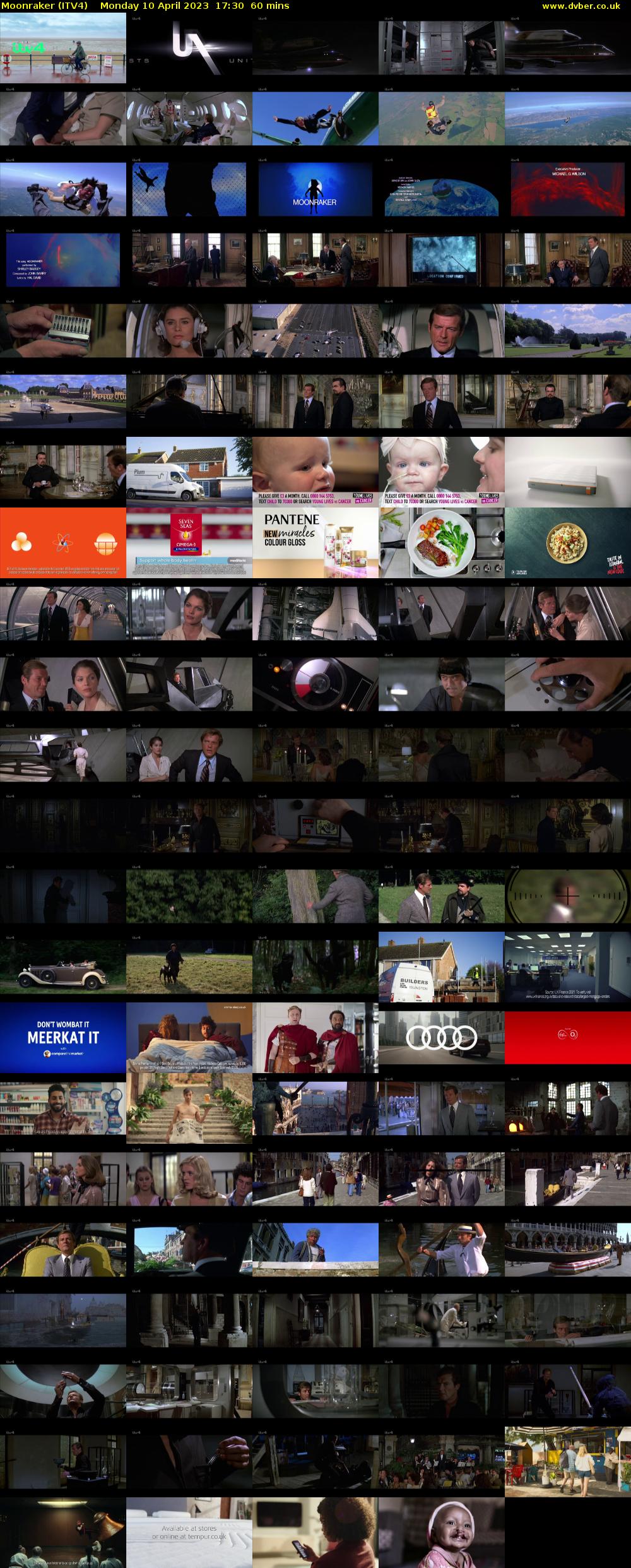 Moonraker (ITV4) Monday 10 April 2023 17:30 - 18:30