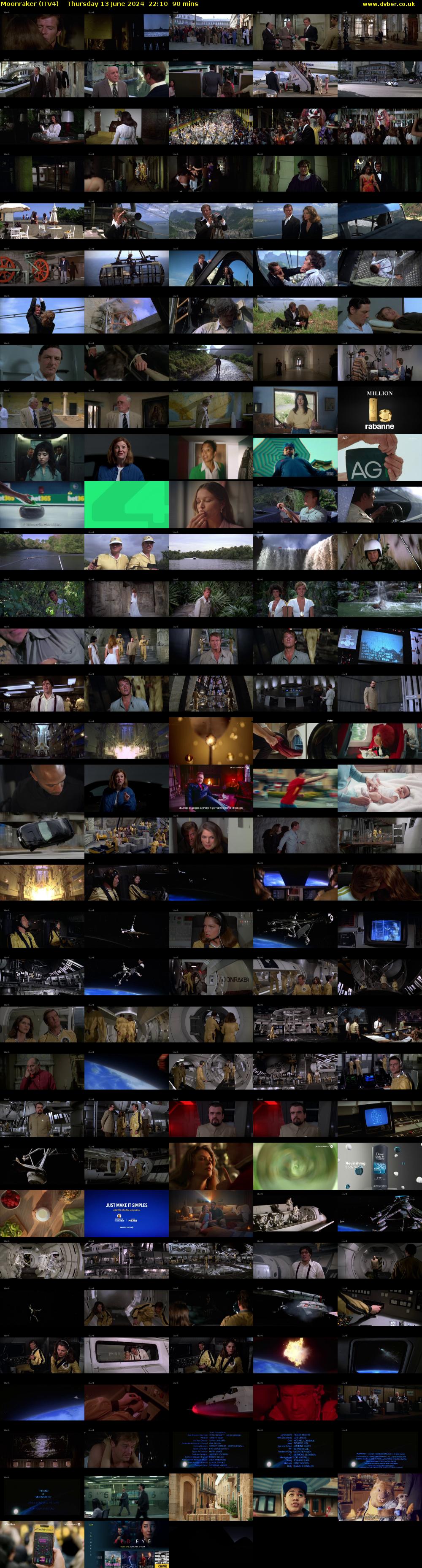 Moonraker (ITV4) Thursday 13 June 2024 22:10 - 23:40