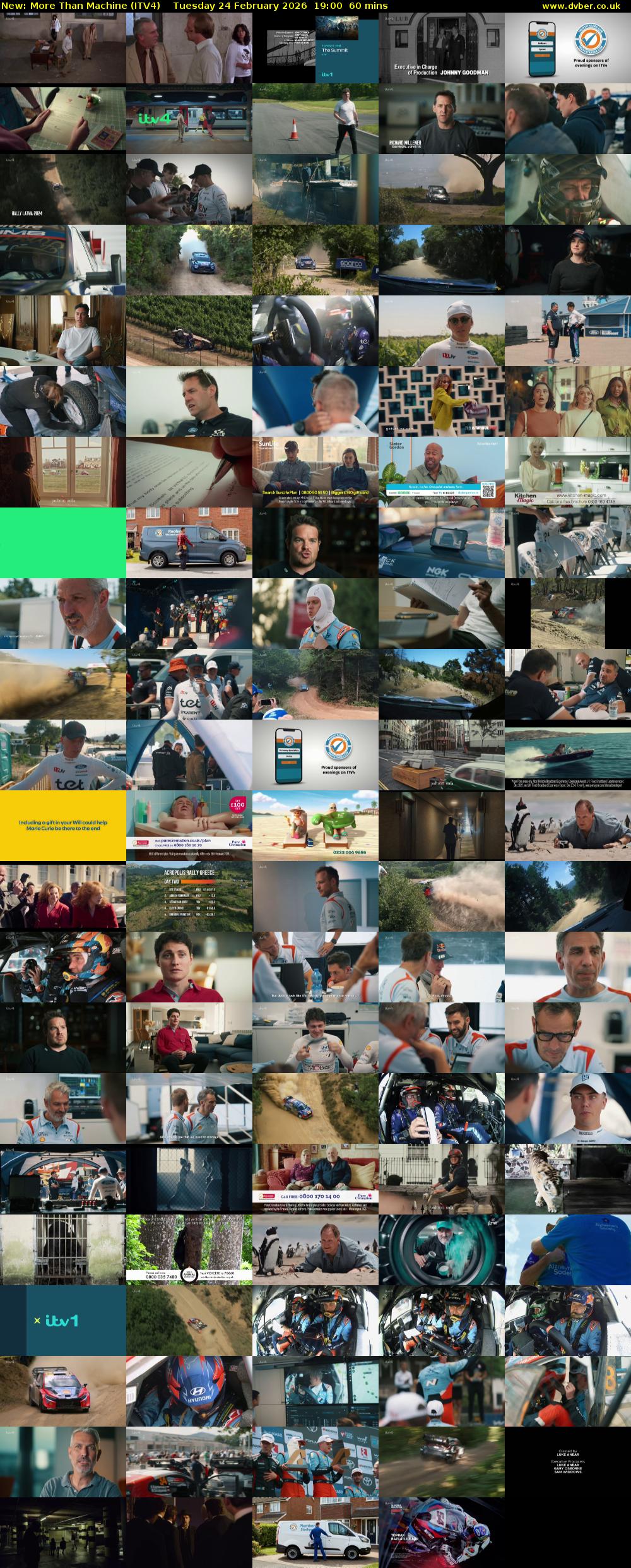 More Than Machine (ITV4) Tuesday 24 February 2026 19:00 - 20:00