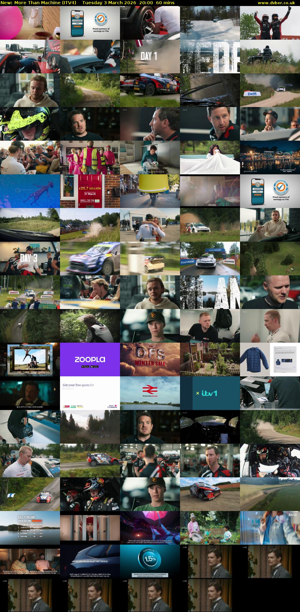 More Than Machine (ITV4) Tuesday 3 March 2026 20:00 - 21:00