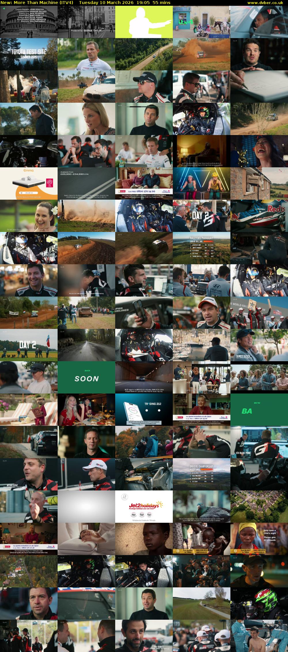 More Than Machine (ITV4) Tuesday 10 March 2026 19:05 - 20:00