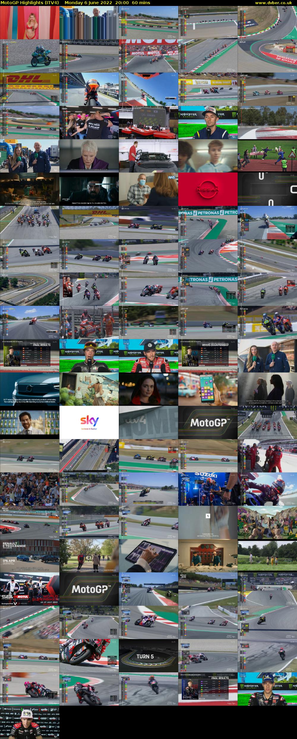 MotoGP Highlights (ITV4) Monday 6 June 2022 20:00 - 21:00