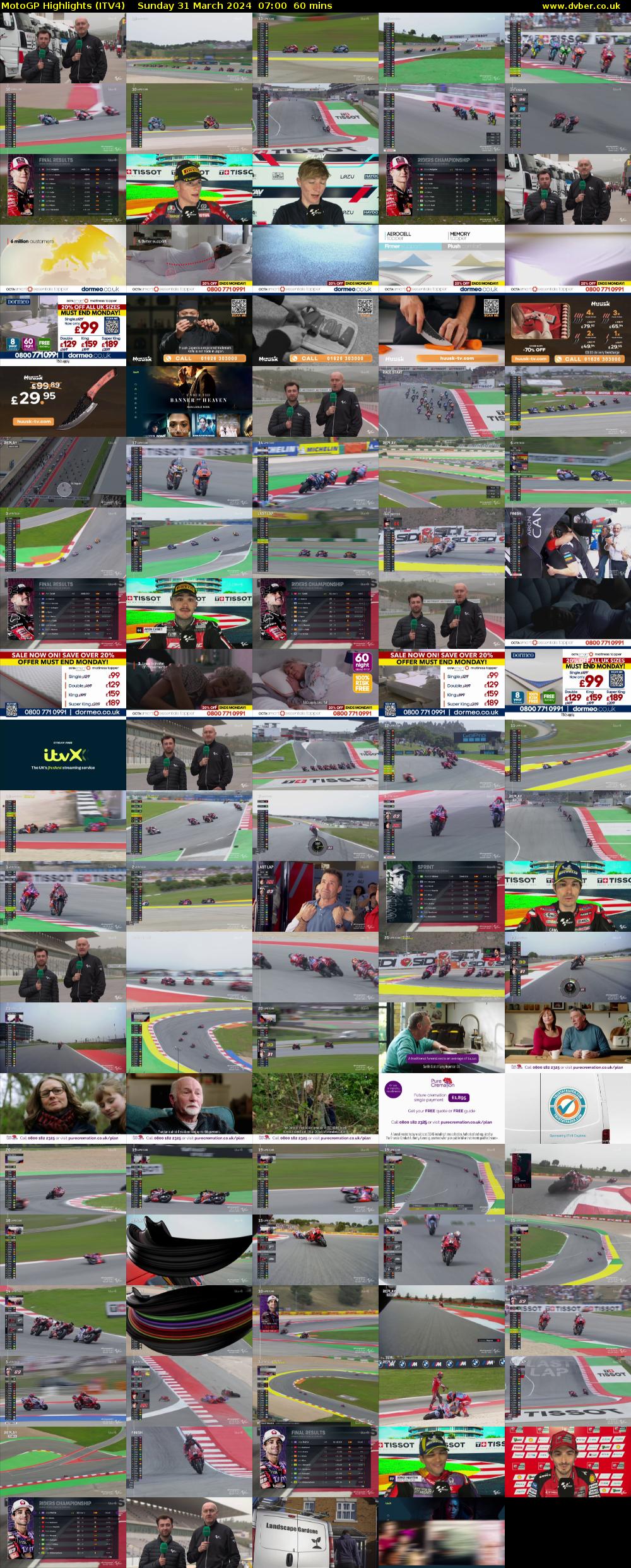 MotoGP Highlights (ITV4) Sunday 31 March 2024 07:00 - 08:00