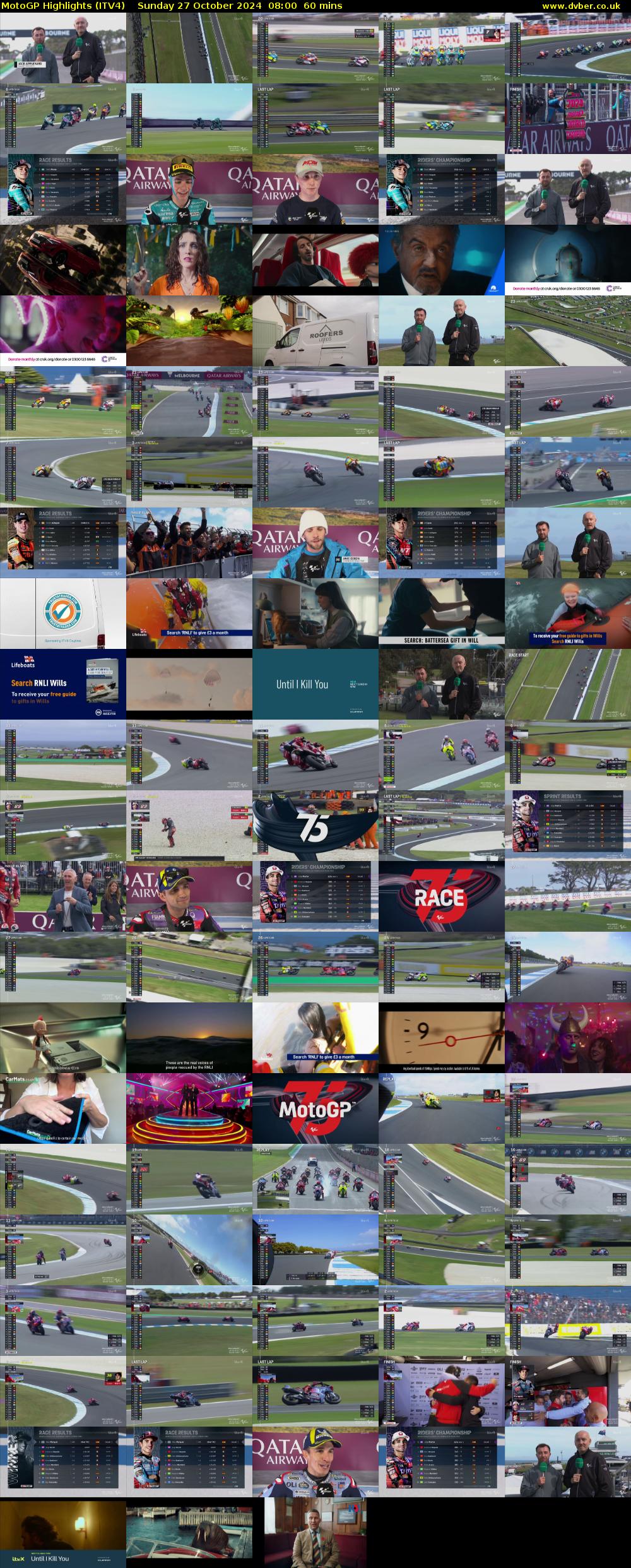 MotoGP Highlights (ITV4) Sunday 27 October 2024 08:00 - 09:00