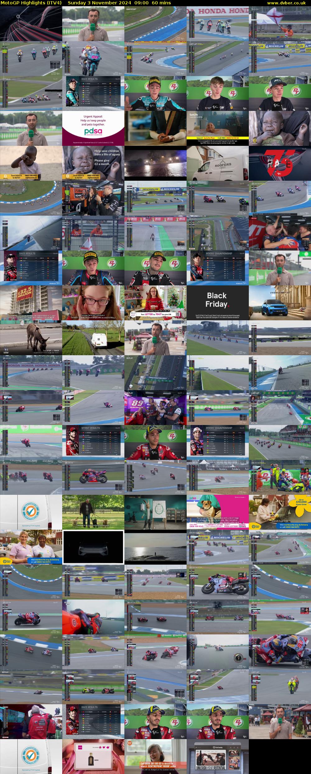 MotoGP Highlights (ITV4) Sunday 3 November 2024 09:00 - 10:00