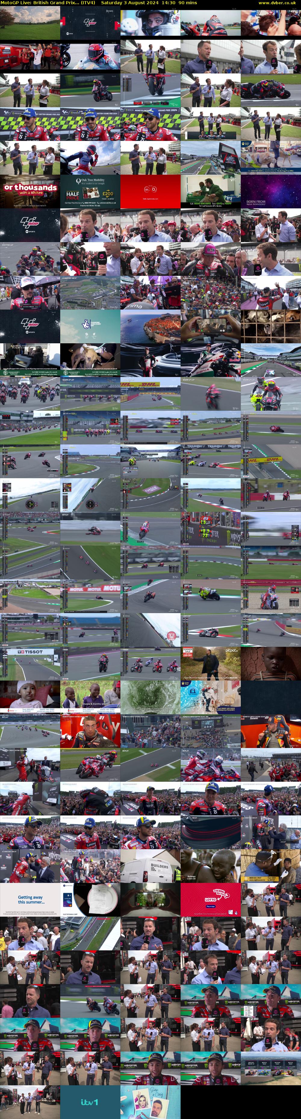 MotoGP Live: British Grand Prix... (ITV4) Saturday 3 August 2024 14:30 - 16:00