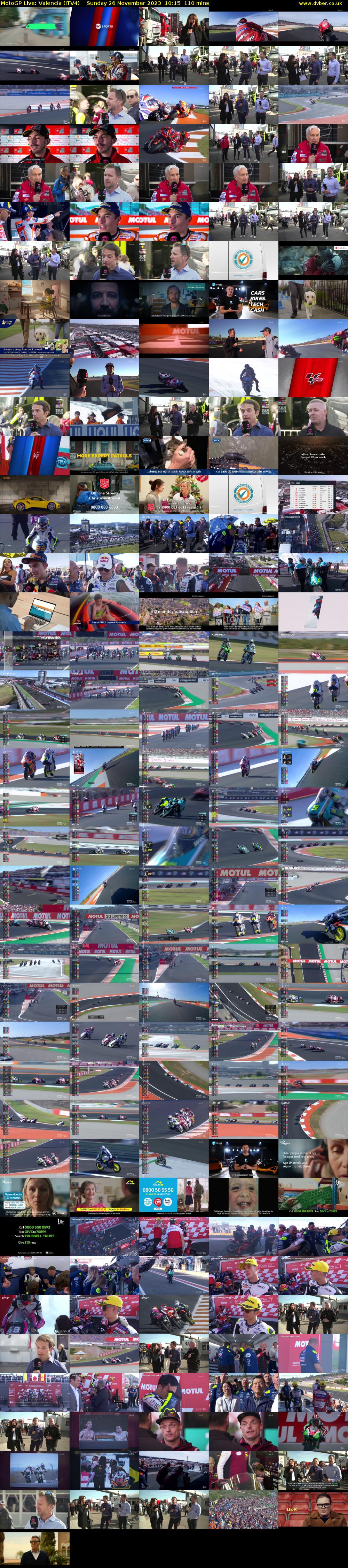 MotoGP Live: Valencia (ITV4) Sunday 26 November 2023 10:15 - 12:05