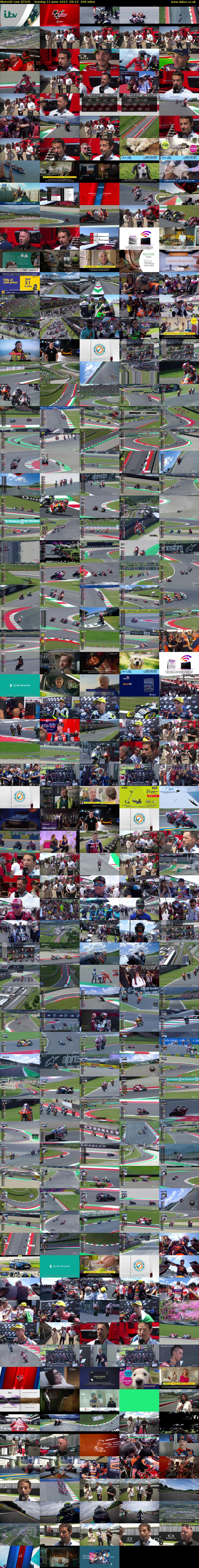 MotoGP Live (ITV4) Sunday 11 June 2023 09:15 - 12:35