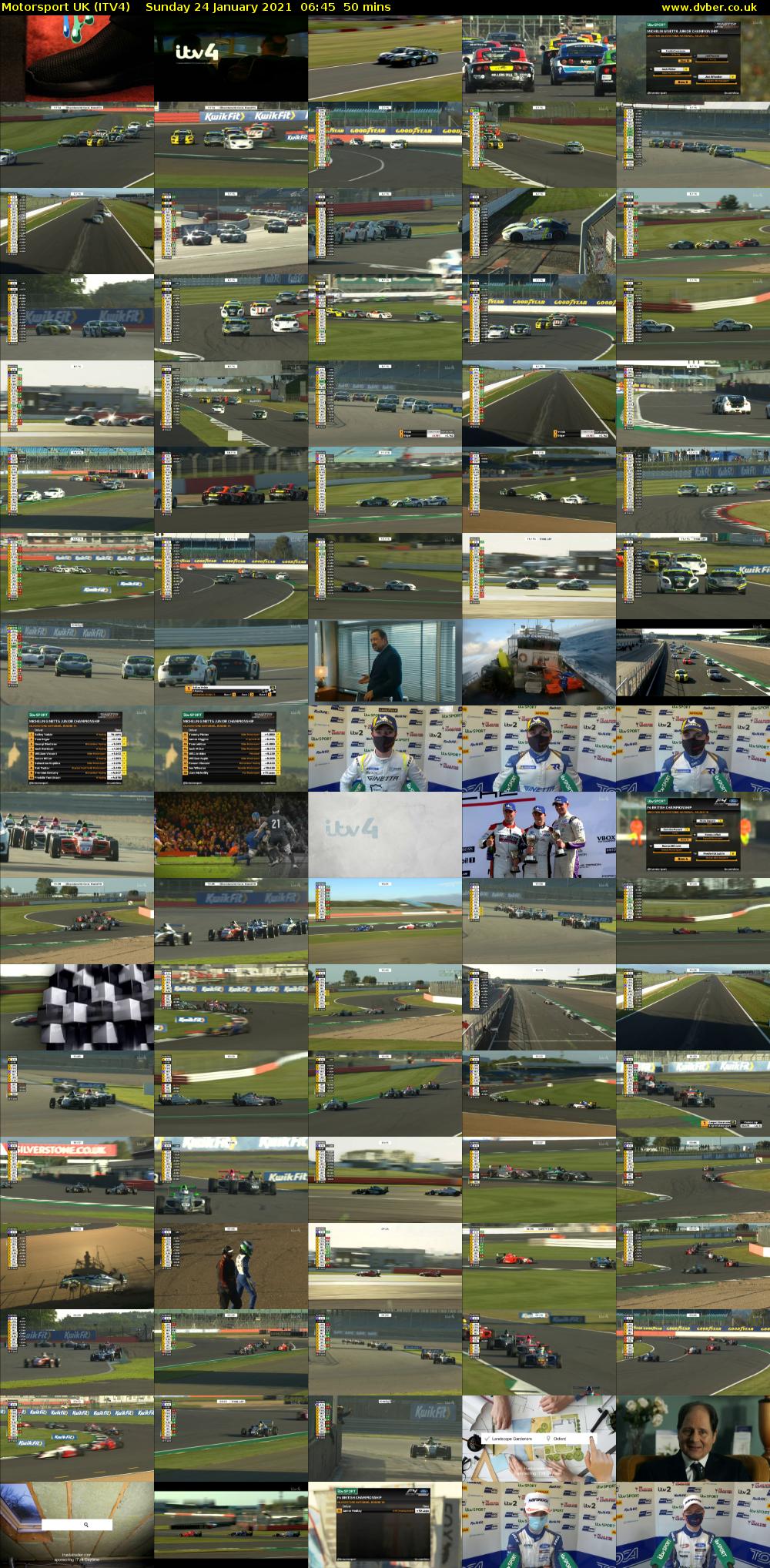 Motorsport UK (ITV4) Sunday 24 January 2021 06:45 - 07:35