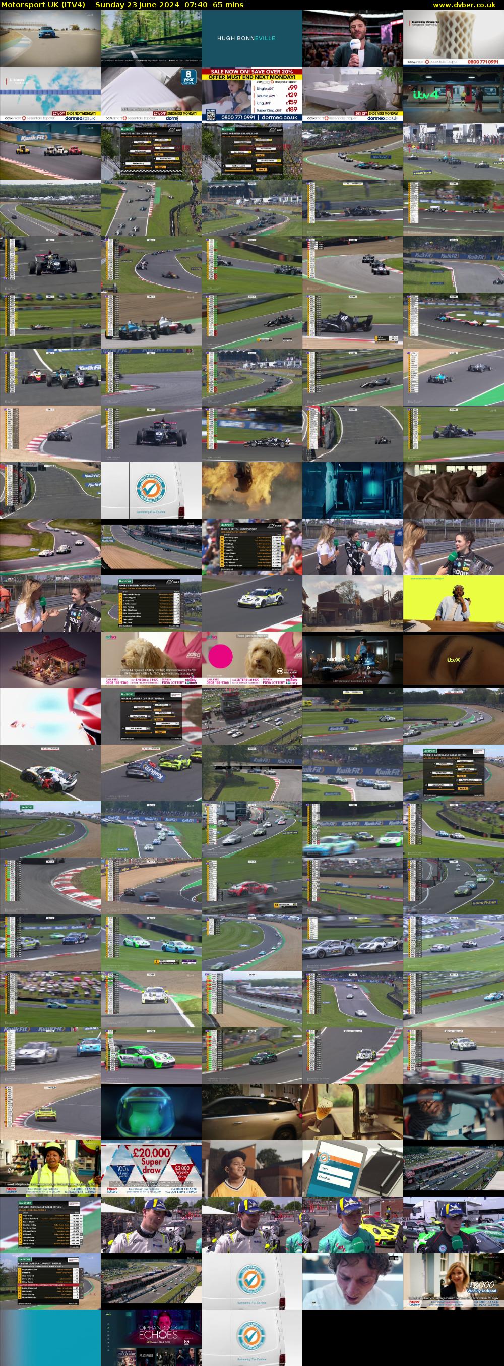 Motorsport UK (ITV4) Sunday 23 June 2024 07:40 - 08:45