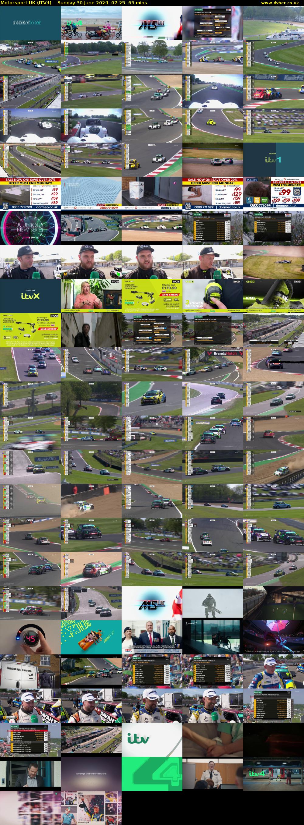 Motorsport UK (ITV4) Sunday 30 June 2024 07:25 - 08:30