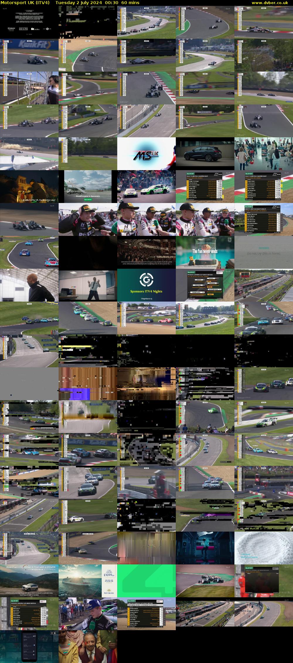 Motorsport UK (ITV4) Tuesday 2 July 2024 00:30 - 01:30
