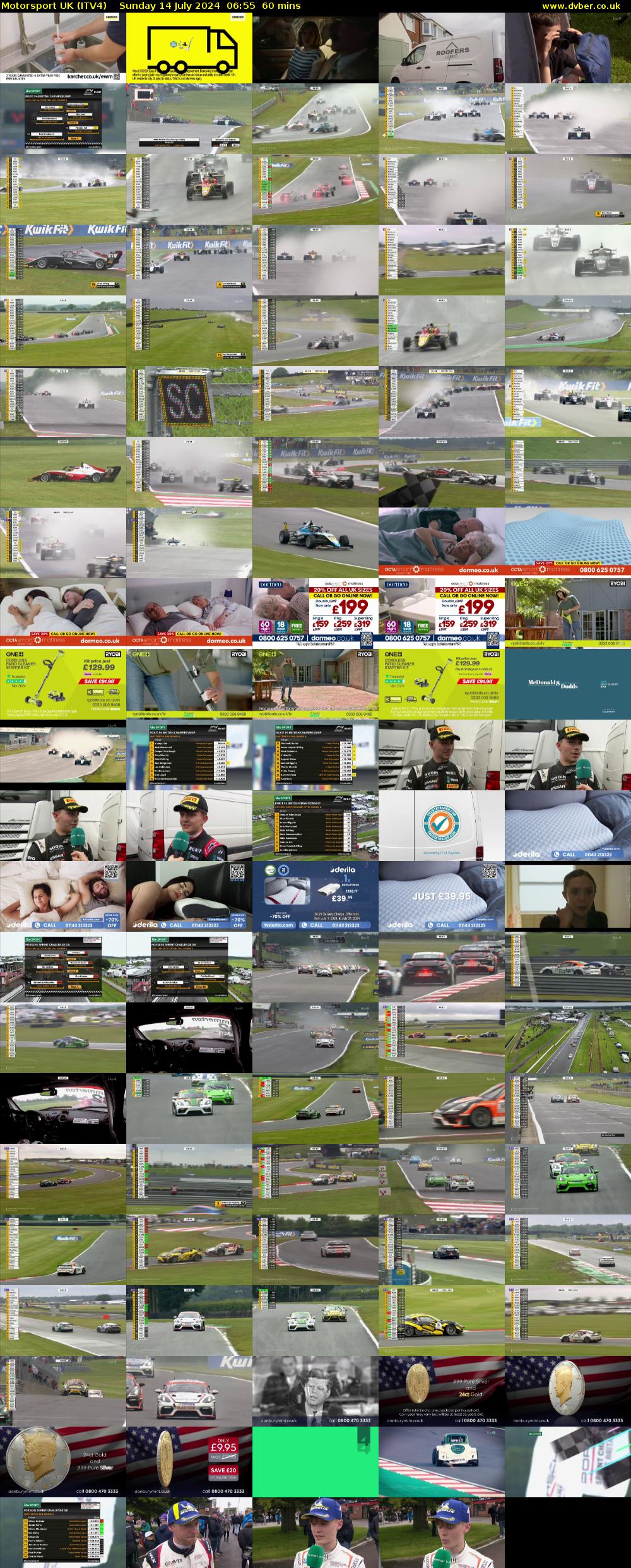 Motorsport UK (ITV4) Sunday 14 July 2024 06:55 - 07:55