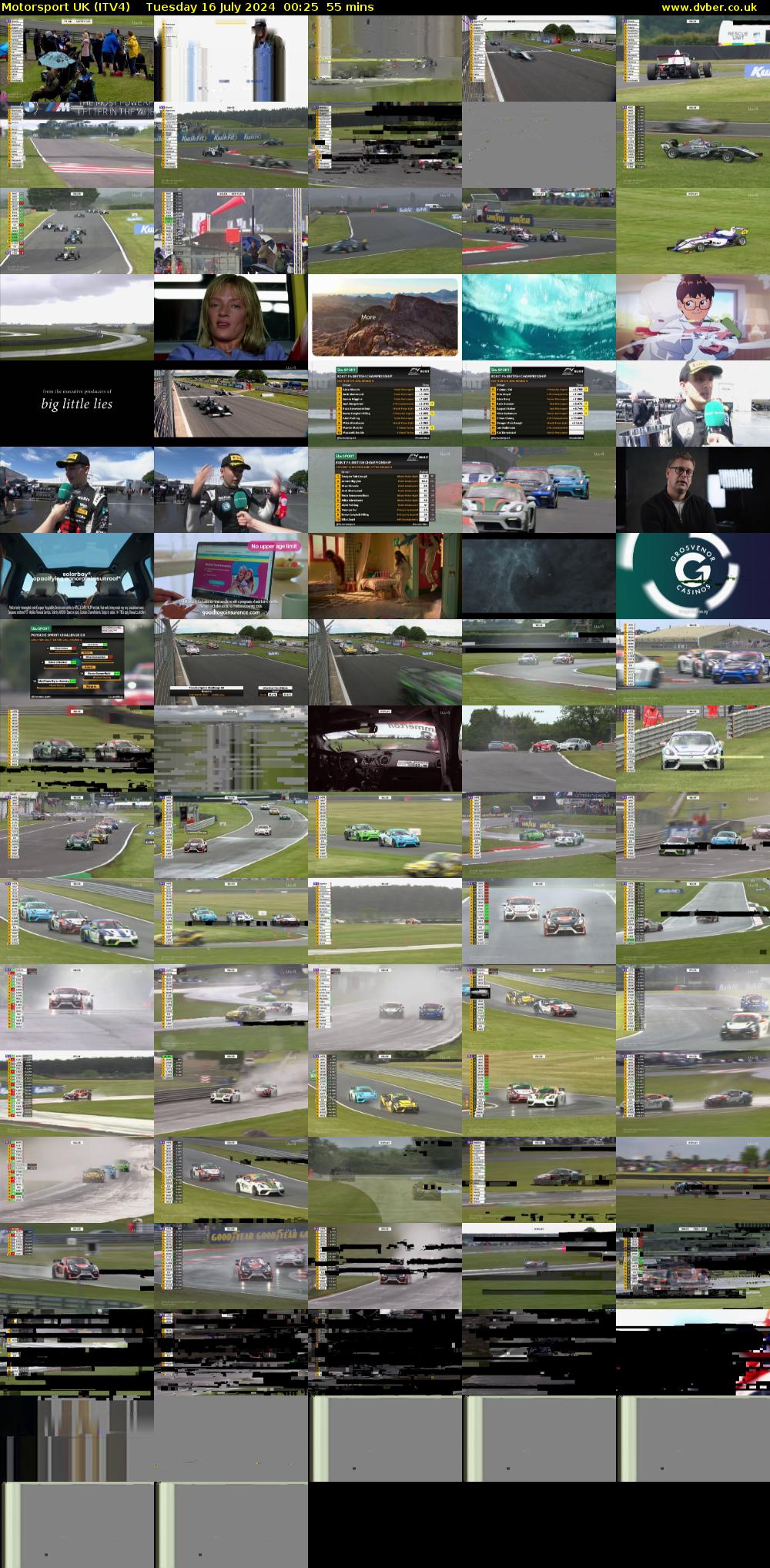 Motorsport UK (ITV4) Tuesday 16 July 2024 00:25 - 01:20
