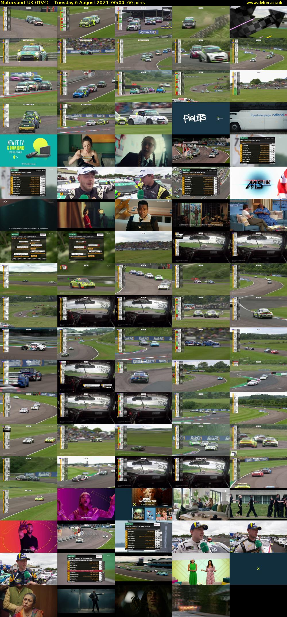 Motorsport UK (ITV4) Tuesday 6 August 2024 00:00 - 01:00