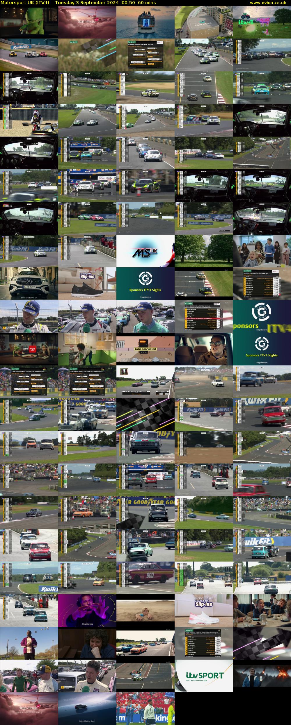 Motorsport UK (ITV4) Tuesday 3 September 2024 00:50 - 01:50