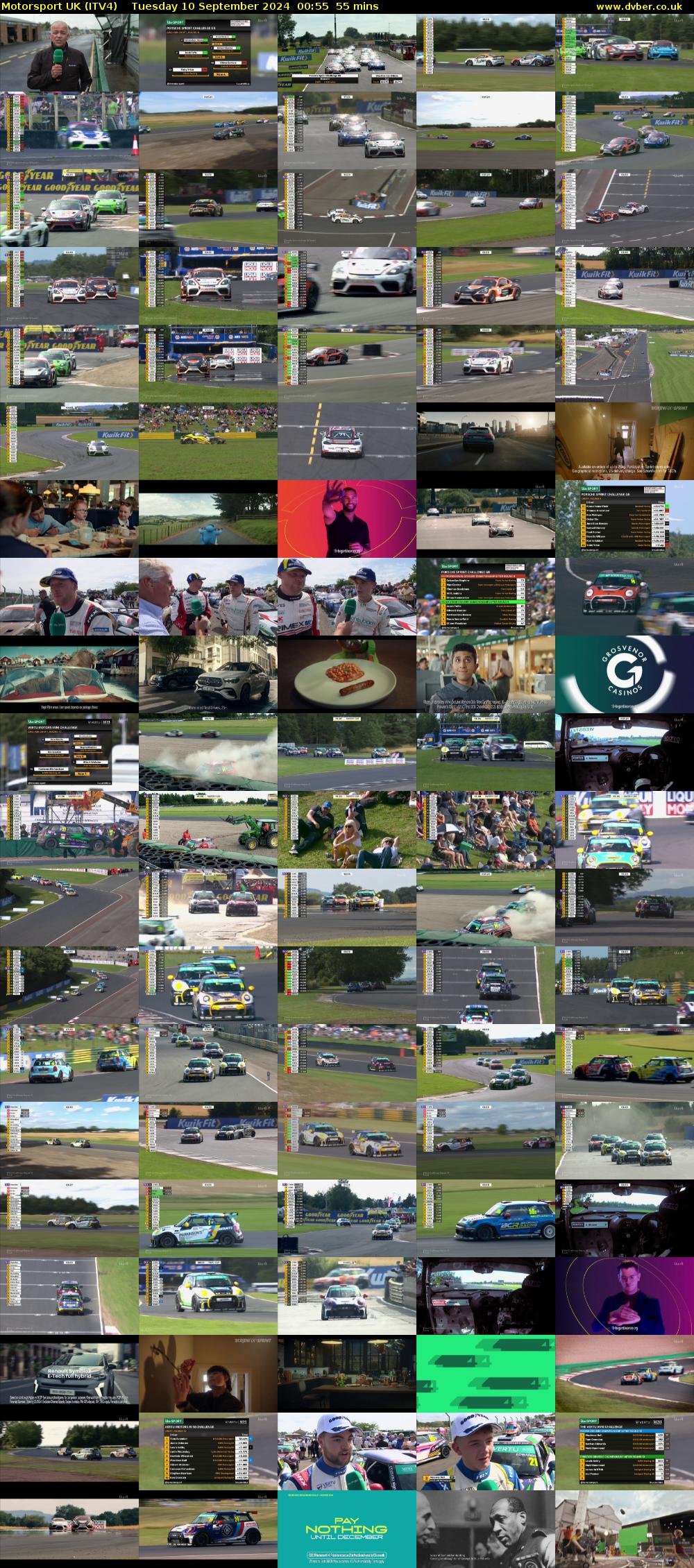 Motorsport UK (ITV4) Tuesday 10 September 2024 00:55 - 01:50