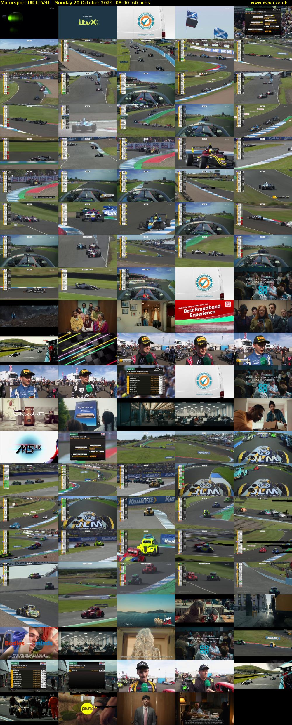 Motorsport UK (ITV4) Sunday 20 October 2024 08:00 - 09:00