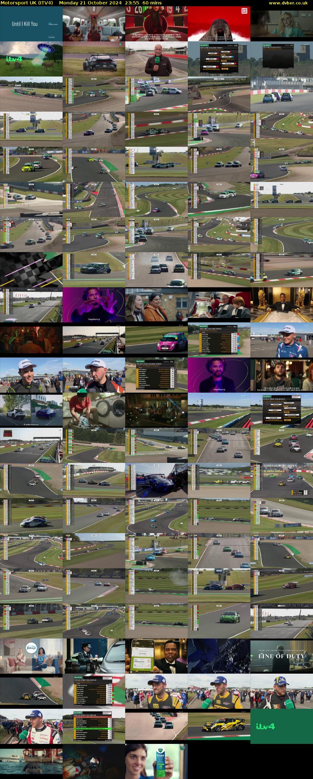Motorsport UK (ITV4) Monday 21 October 2024 23:55 - 00:55