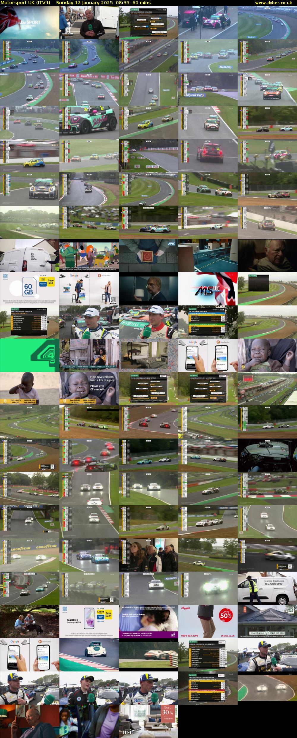 Motorsport UK (ITV4) Sunday 12 January 2025 08:35 - 09:35