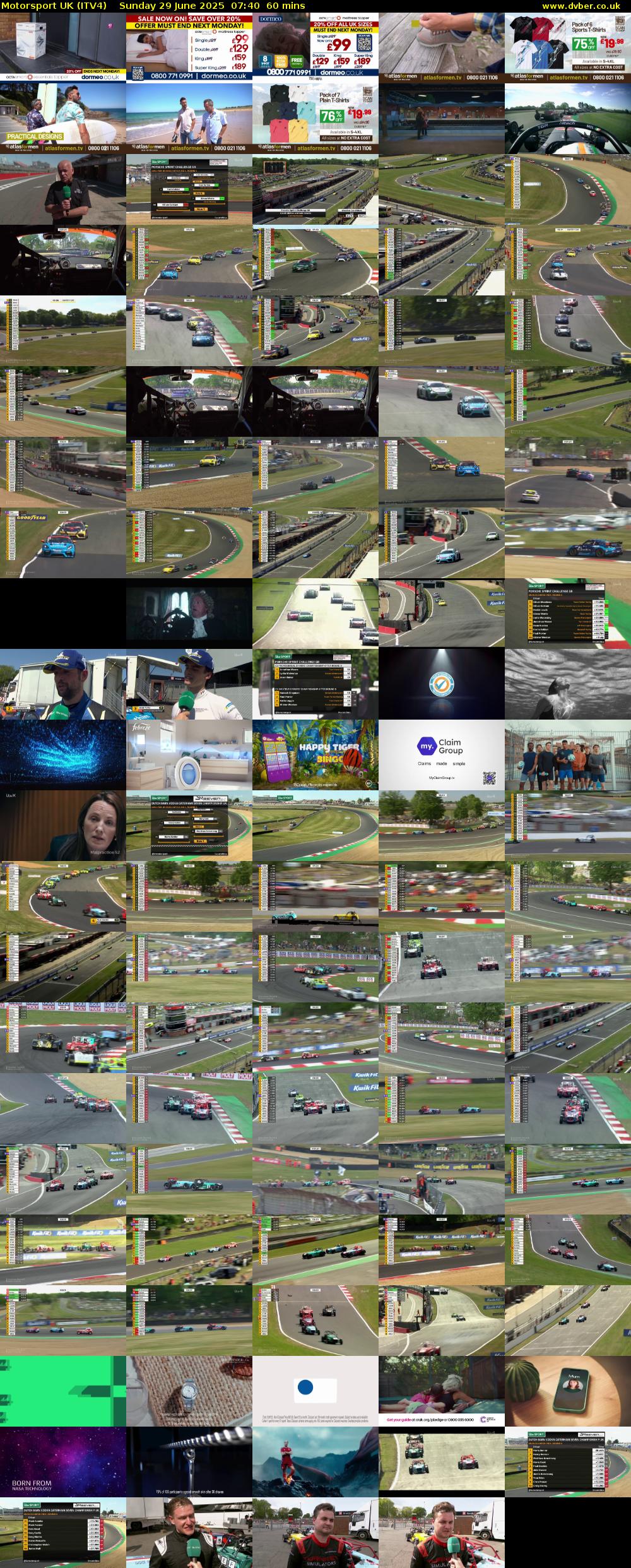 Motorsport UK (ITV4) Sunday 29 June 2025 07:40 - 08:40