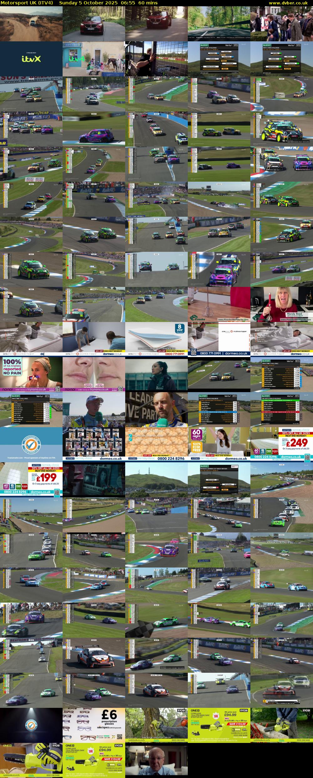 Motorsport UK (ITV4) Sunday 5 October 2025 06:55 - 07:55